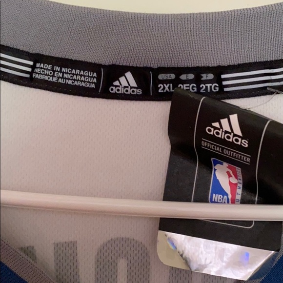 NWT Adidas NBA Timberwolves Wiggins Jersey sz: 2XL - Picture 4 of 8